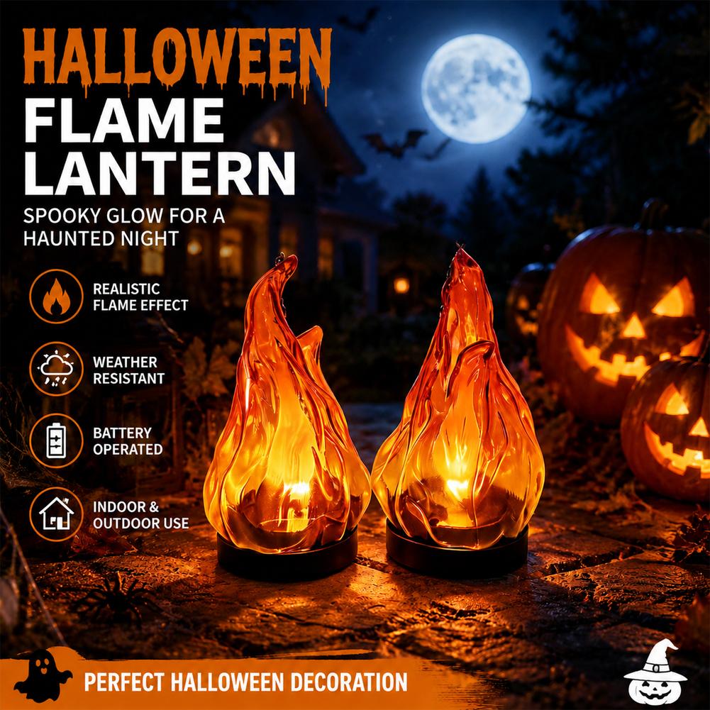 Solar Lamp - Solar Flame Hanging Lantern Light IP65