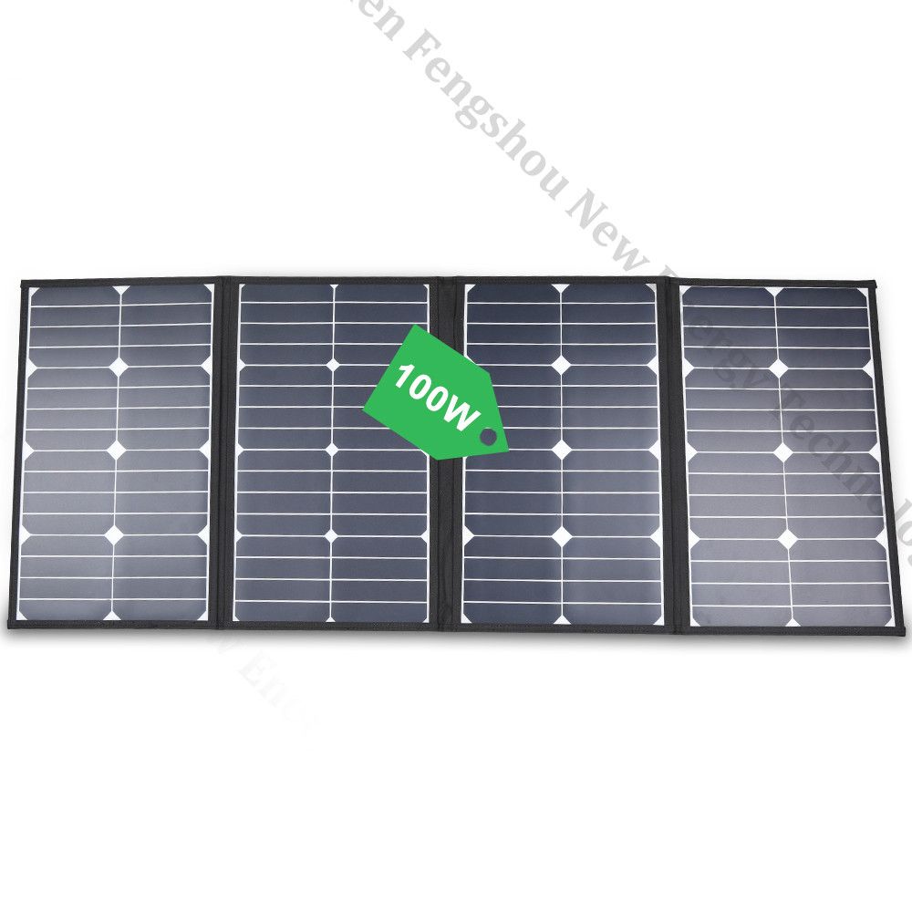 Portable 100 Watt Folding Sola - огляд і ціна Charge Controller Solar
