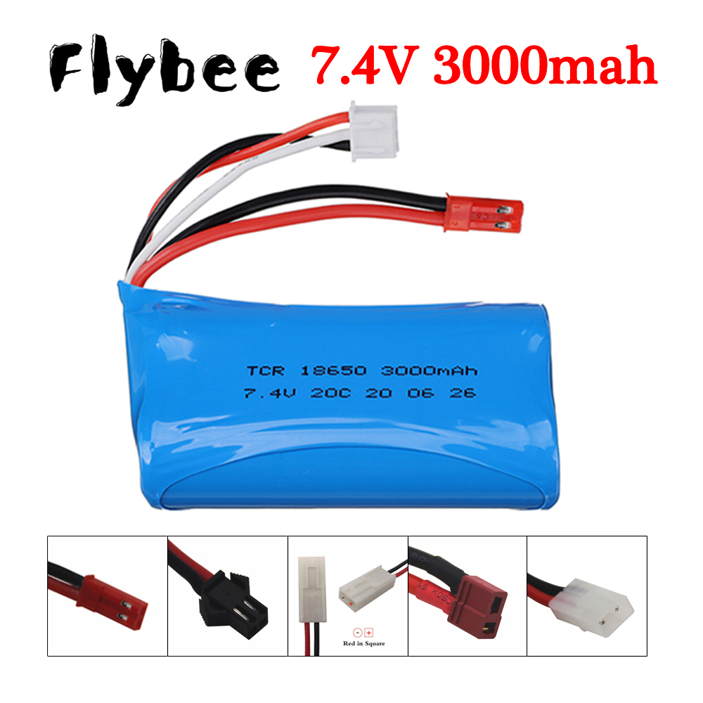 7.4V 3000mAh 18650 Li-ion Bate - огляд і ціна Lithium Battery 12V