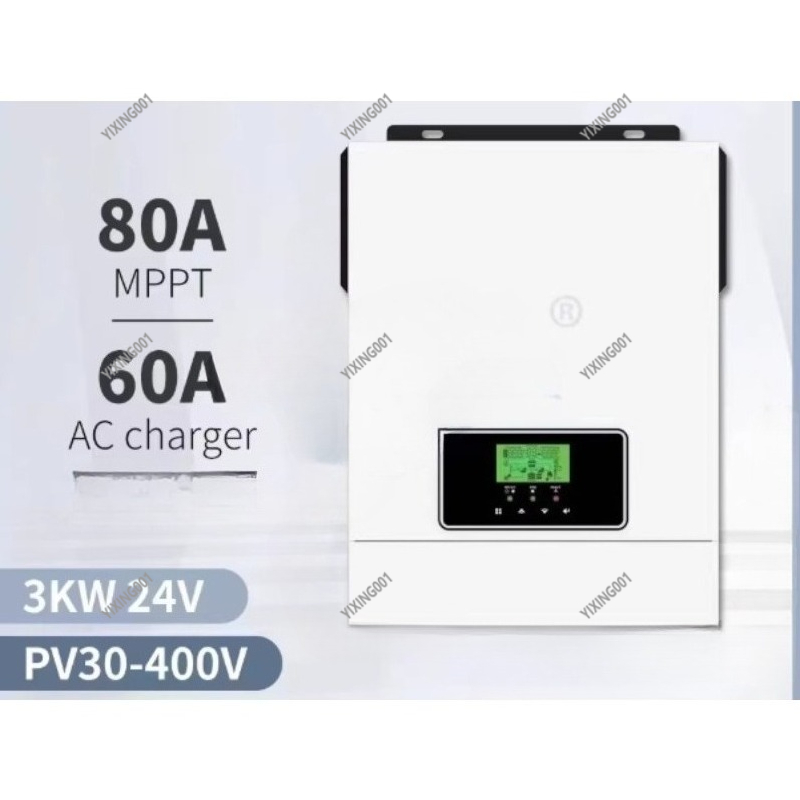 3KVA/2400W 24V Solar Inverter  - огляд і ціна Charge Controller Solar