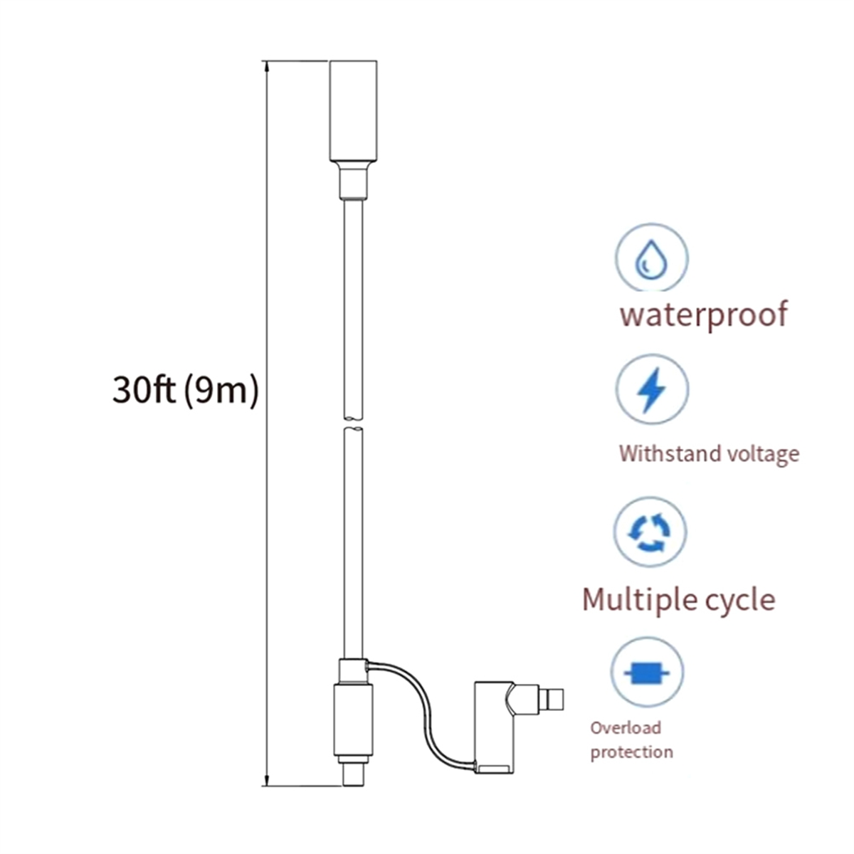 ABNJ 12AWG Extension Cable for - огляд і ціна Solar Generator