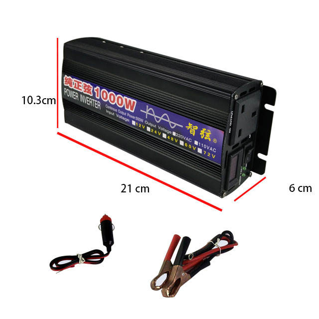 Pure Sine Wave Inverter 1000W  - огляд і ціна Power Inverter