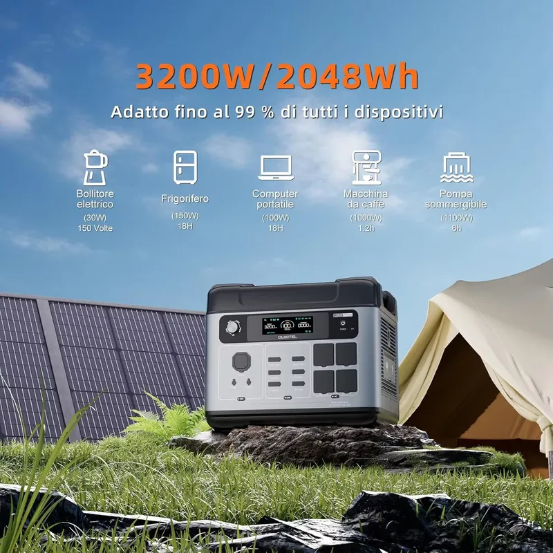 2026OUKITEL P2001 PLUS for 204 - огляд і ціна Solar Generator