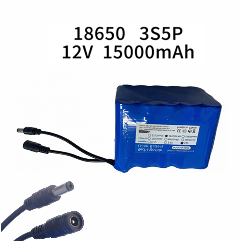 Fishing Battery 12v 3S5P 15Ah  - огляд і ціна Lithium Battery 12V