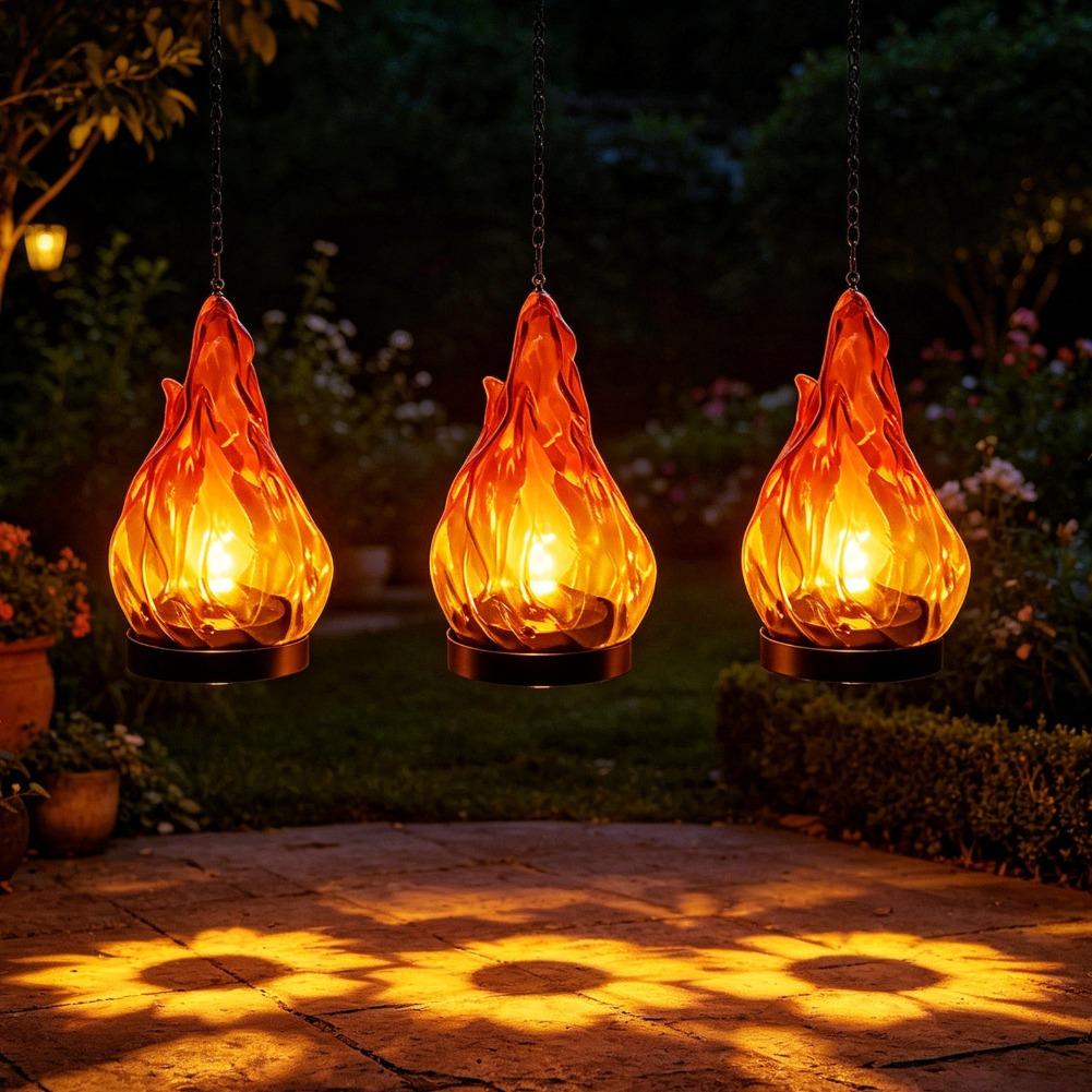 Solar Flame Hanging Lantern Li - огляд і ціна Solar Lamp