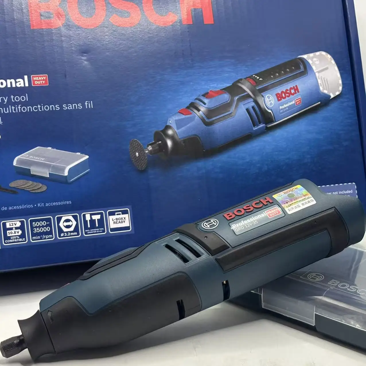 Bosch GRO 12V-35 Professional  - огляд і ціна Lithium Battery 12V