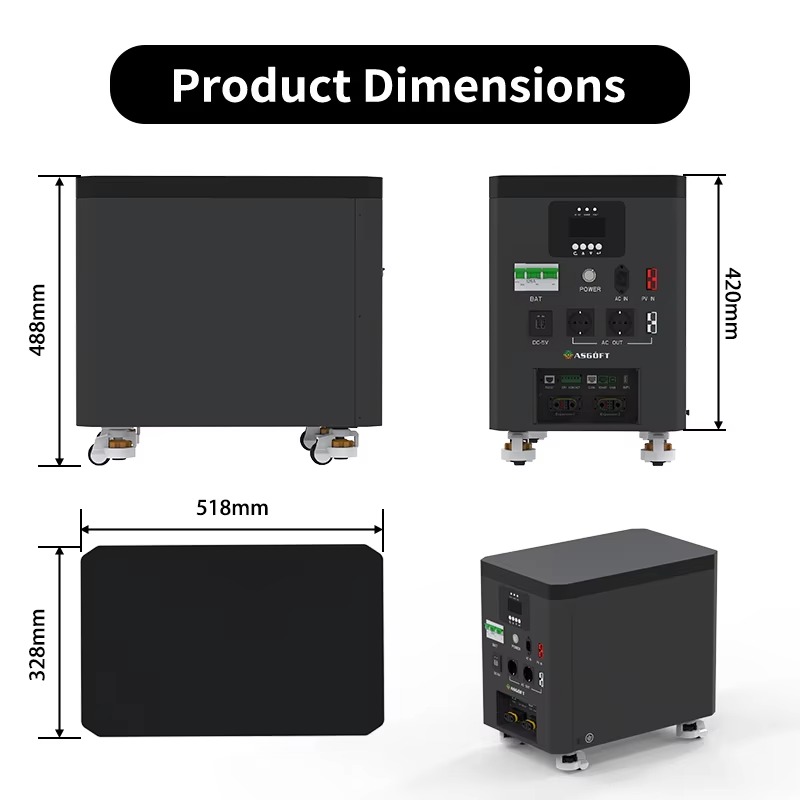 6.6kWh Portable Home Energy St - огляд і ціна Power Inverter